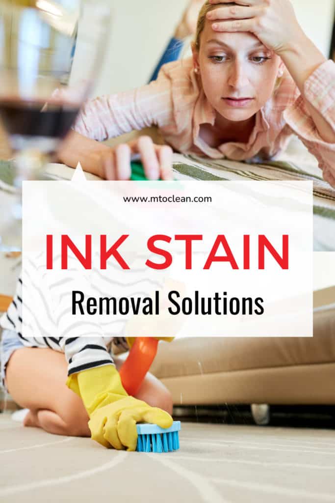 Ink Stain Removal Solutions