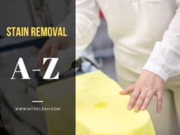 Stain Removal A Z