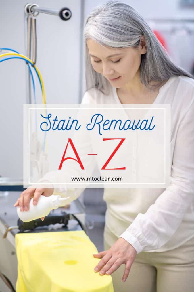 Stain Removal A Z