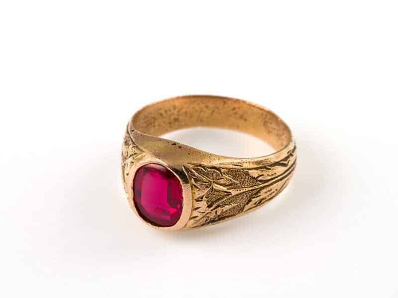 Antic Ruby Ring