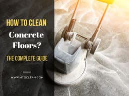 How To Clean Concrete Floors