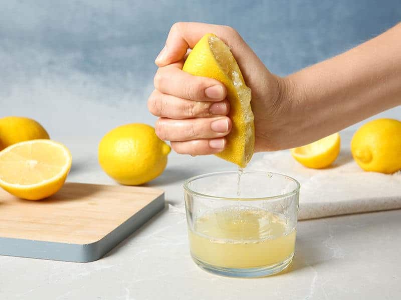 Squeezing Lemon Juice