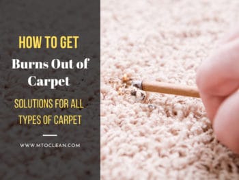 How To Get Burns Out Of Carpet