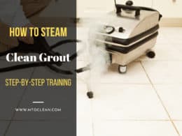 How To Steam Clean Grout Step